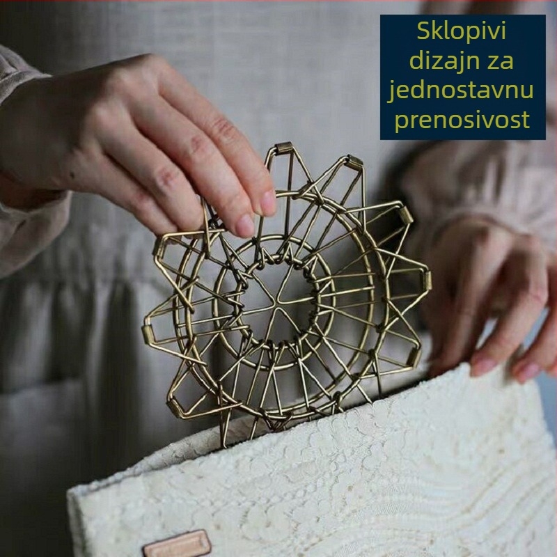 Sklopivi stalak za V60 filter za kavu, od nehrđajućeg čelika, za kampiranje na otvorenom