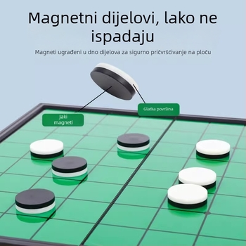 Magnetska složiva šahovska igra za djecu 3–6 godina, obrazovna stolna igra za interakciju roditelj-dijete