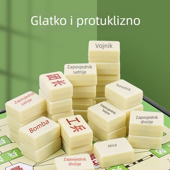 Magnetske vojni šah i kopneni ratni šah — interaktivna obiteljska društvena igra s preklopnom pločom