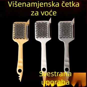 Pet u jednome kuhinjskom alatu: oguljivač voća i povrća, preša za češnjak, četka za čišćenje voća i povrća, alat za čišćenje