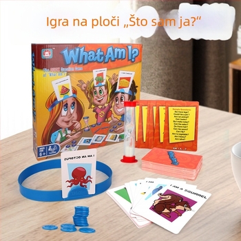 Tko sam ja? Logička društvena igra za djecu – interaktivna obiteljska stolna igra