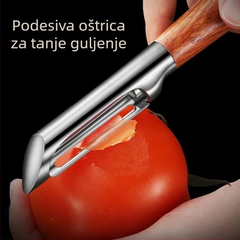 Oguljivač od ružinog drveta za kuhinju – guljenje voća i povrća