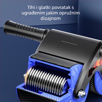 Kotač za trbuh – kućni fitness alat za trbušne mišiće i core, s automatskim povratkom