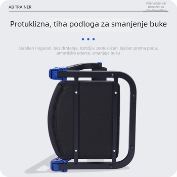 Šest u jedan: Mini kućni trener za trbušnjake, sklopivi fitness uređaj za trbuh