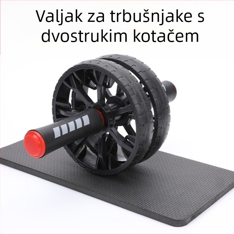 Dvostruki kotač za abdominalne mišiće za kućnu upotrebu – sklopivi, oblikuje struk i trbuh