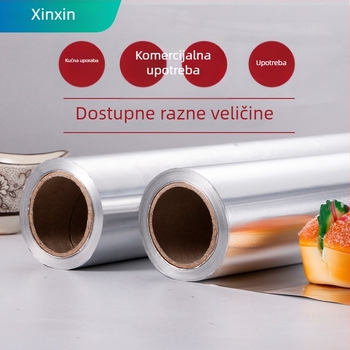 Pek papir i aluminijska folija za pećnicu i aparat za kućno kuhanje na zrak, debeli sloj aluminijske folije za pečenje i roštiljanje