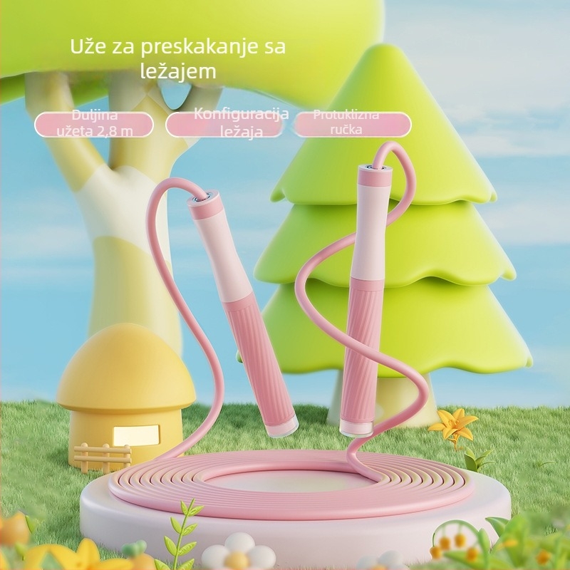 Dječje užad za preskakanje, bez čvorova, prilagodljivo, za učenike osnovnih i srednjih škola