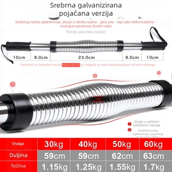 Električno plastični ojačani alat za snagu ruke, 30 kg, kućna fitness oprema, ručna ručica za širenje prsa
