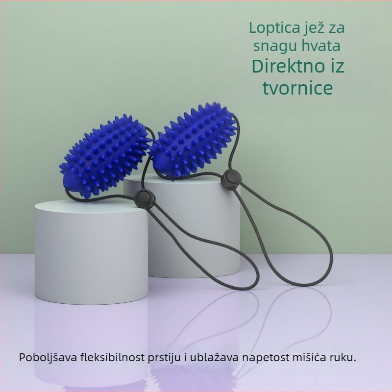 PVC ručna narukvica s kuglom za stisak – taktilni senzorski trening za djecu, masaža i opuštanje