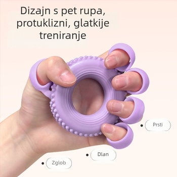 Silikonski trenirač za zahvat za pet prstiju, trening i rehabilitacija, korektor prstiju i zgloba