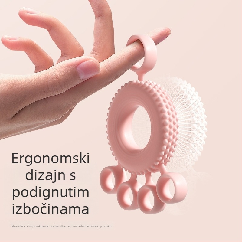 Silikonski trenirač za zahvat za pet prstiju, trening i rehabilitacija, korektor prstiju i zgloba