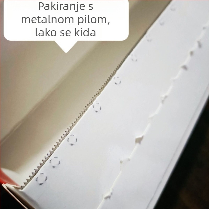 Debeli papir za pečenje za kuhanje na zraku i pećnicu, hrana sigurnosna podloga za roštilj i kolače, drveni uzorak s nazubljenim rubovima