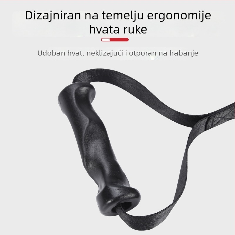 Set ručki za šipku za zgibove s otporom užeta – fitness dodatak (par)