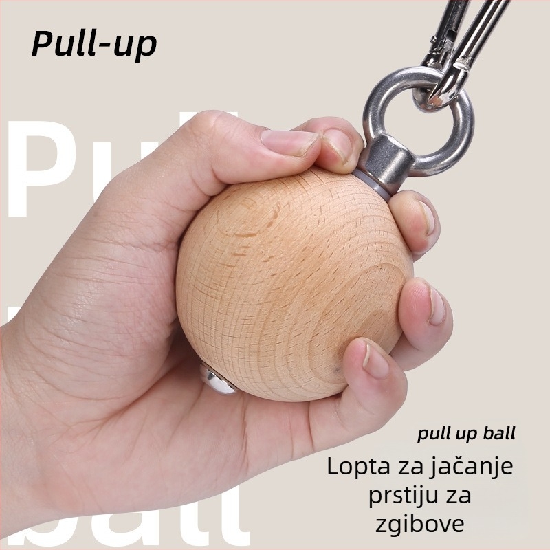 Lopta za jačanje stiska ruke s protukliznim držačem – za penjanje i zgibove, kettlebell-stil fitness alat