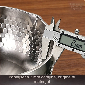 316L bez premaza Yukihira lonac, debela nehrđajući čelik, japanskog stila, mali lonac za bebinu hranu, kuhanje na pari, instant rezanci i juhe, kuhalo na paru