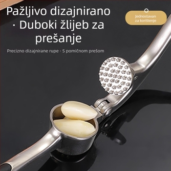 Višestruka presa za češnjak i đumbir, ručna, nehrđajući čelik