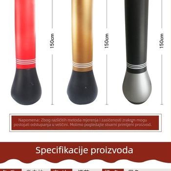 Zlatno-naduvana kolona za boksa za odrasle — PVC boksačka vreća, debela i izdržljiva
