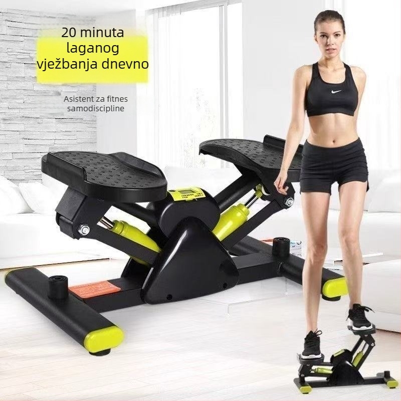 Hidraulični pedalni uređaj u obliku slova V za kućnu upotrebu, prijenosni stepper, fitness stepper trener, uređaj za brojanje koraka