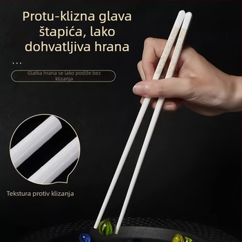 Keramički štapići za jelo, moderni minimalistički stil, jednobojni, prehrambena kvaliteta, otporni na plijesan, vlagu i visoke temperature, za kućnu upotrebu