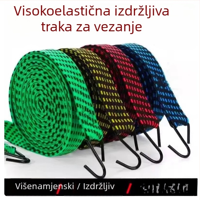 Elastični remen za pričvršćivanje za motocikle i električna vozila, rastezljiva veza za pričvršćivanje prtljage