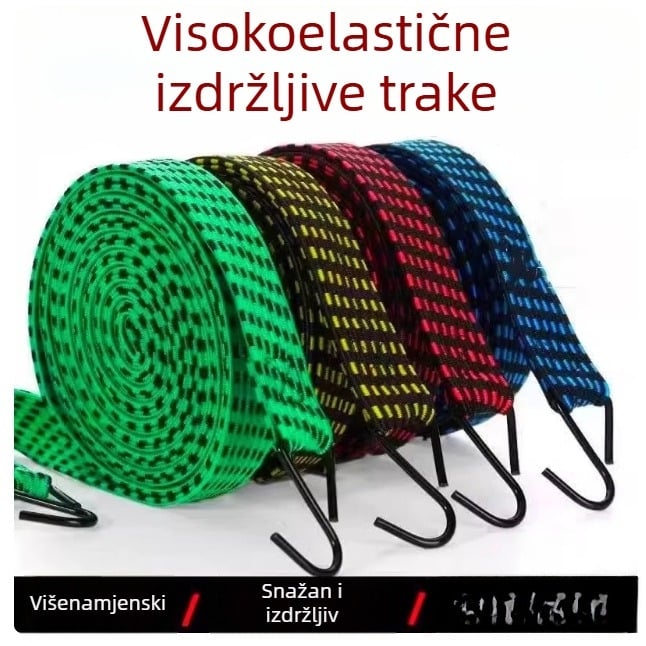 Elastični remen za pričvršćivanje za motocikle i električna vozila, rastezljiva veza za pričvršćivanje prtljage