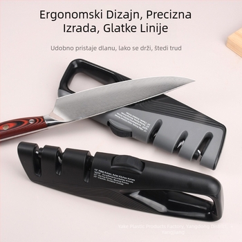 Novo kućno rotirajuće prilagodljivo oštrač noževa s fiksnim kutem, za kuhinjske noževe, noževe za kosti, voćne noževe i škare
