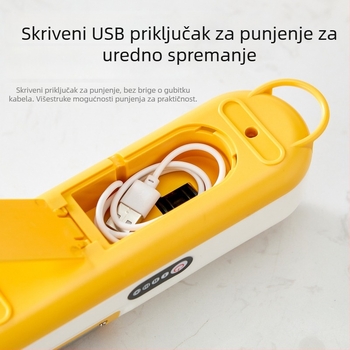 Bežični električni oštrač noževa, punjiv, višenamjenski, kompaktan automatski kamen za oštrenje kuhinjskih noževa