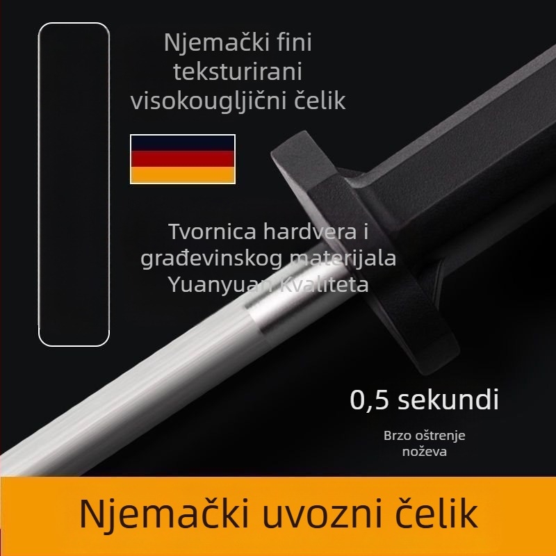 Štapić za brušenje noževa s ultrafinim zrnom, profesionalna uporaba mesarima, kućni kuhinjski nože.