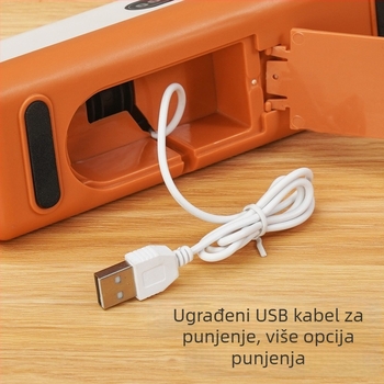 Električni oštrač noževa za kućnu upotrebu – višenamjenski kuhinjski alat za brzo ostrenje, punjiv