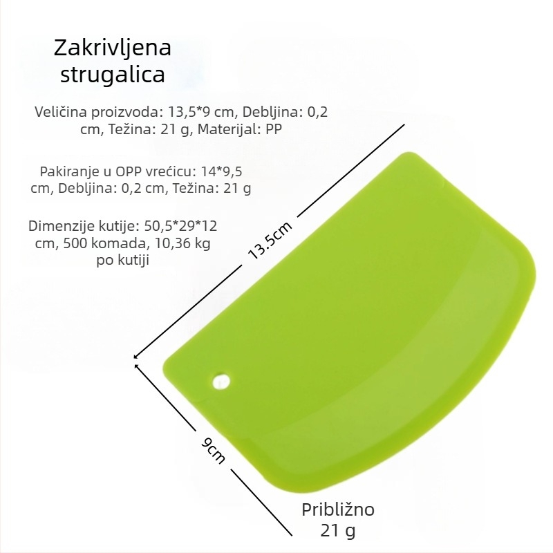 Proizvodi za pečenje: plastična špatula za tijesto, rezač i narezivač tijesta, spatula za rižine rezance, alati za pečenje