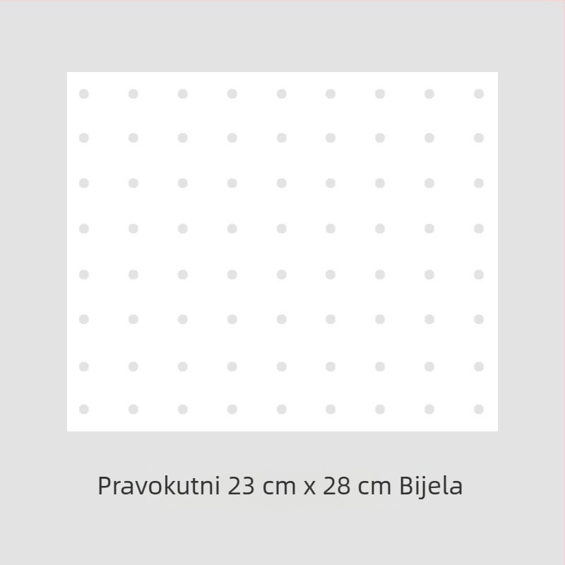 Pravokutni papir za pečenje za kuhanje na zraku s dvostrukim slojem silikonskog premazivanja
