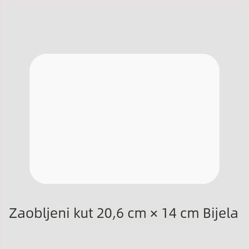 Pravokutni papir za pečenje za kuhanje na zraku s dvostrukim slojem silikonskog premazivanja