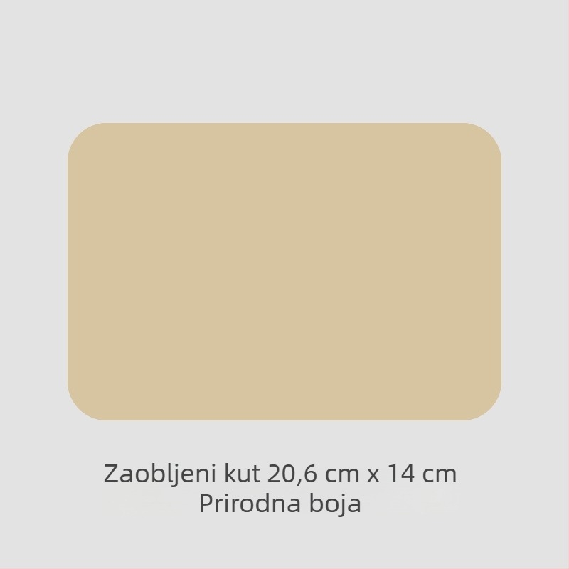 Pravokutni papir za pečenje za kuhanje na zraku s dvostrukim slojem silikonskog premazivanja