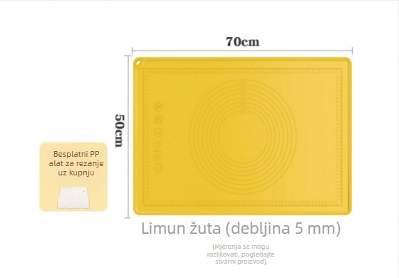 PP plastična lopatica za tijesto, rezač tijesta i podloga za mijesanje