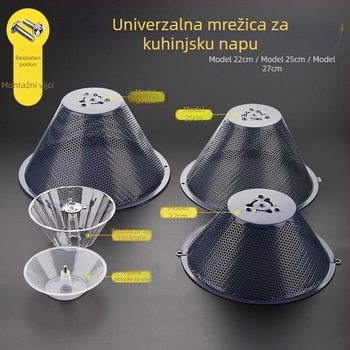 Poklop filtra kuhinjske nape i hvatač ulja – posuda za ulje – pribor