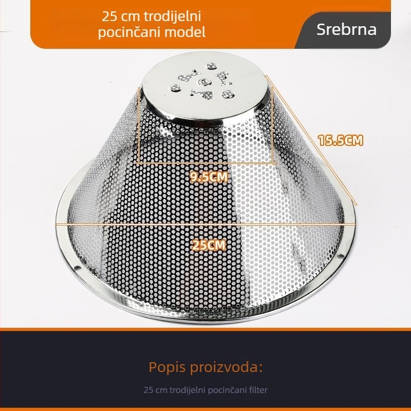 Poklop filtra kuhinjske nape i hvatač ulja – posuda za ulje – pribor