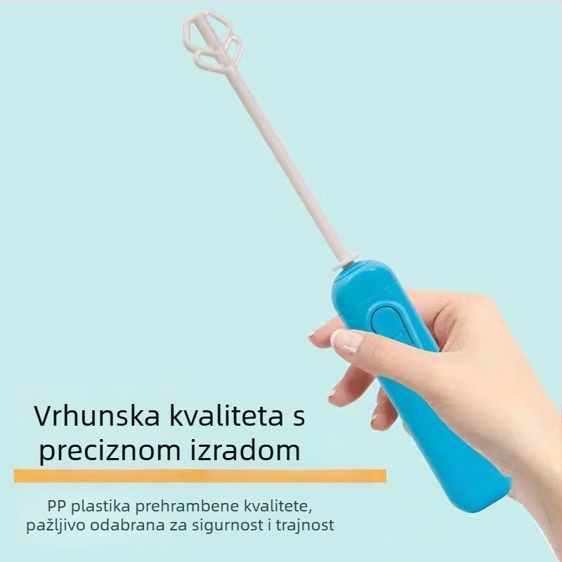 Lu Wei Mini Električni Mikser za Jaja, Jednokratna Kućna Upotreba