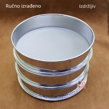 Sito za uzorkovanje od nehrđajućeg čelika 304 s otvorima 200-1000, promjera 20 cm, fino sito za brašno
