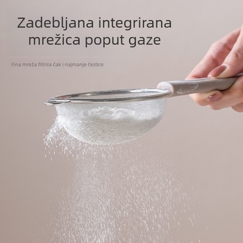 Nerđajući čelik mini kuhinjsko sito i cedilo za dječju hranu, prosijavanje brašna, pečenje, prehrambeni filter za sojino mlijeko i ulje
