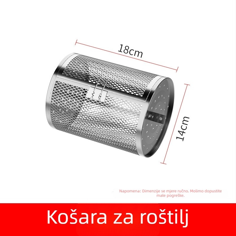 Butterfly roštilj ploča s automatskim preokretom, U-oblik ražnjića, 5V, kompatibilan s power bankom