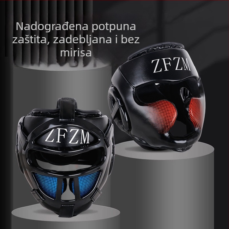 Dječji komplet zaštitne opreme za sanda: debeli štitnik za glavu, štitnik za prsa i zaštitnici za noge za boksačke treninge