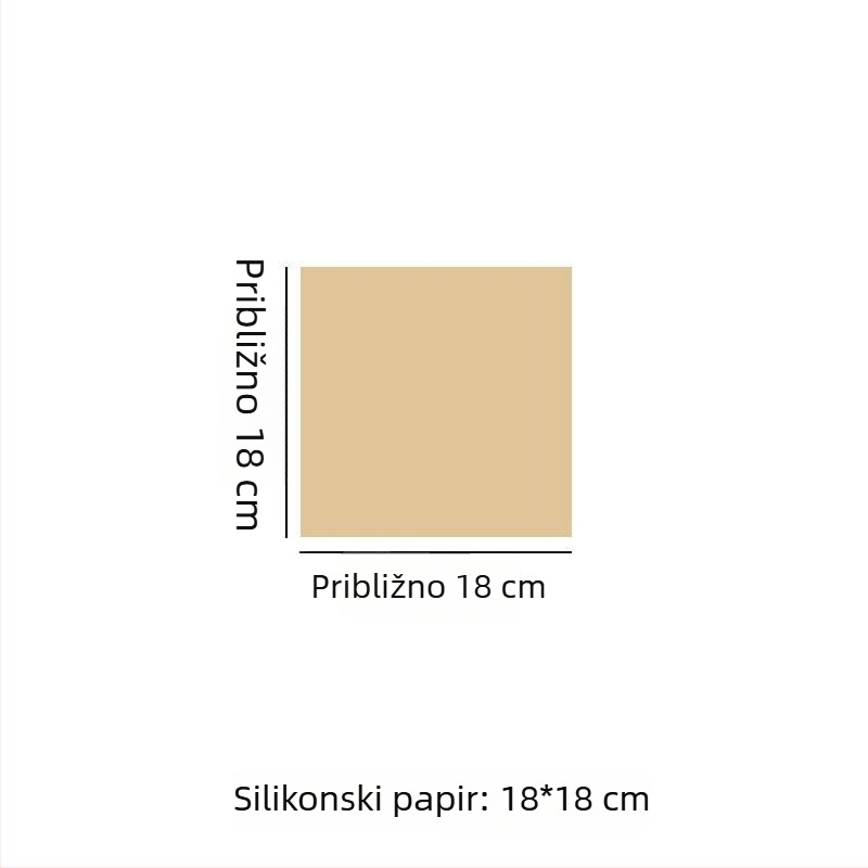 Parchment papir u drvnom tonu sa silikoniziranim premazom, za pečenje i roštiljanje, otporan na visoke temperature, debeli podmetač za tepsu, upija masnoću