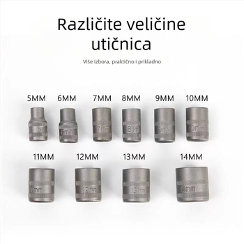 38-u 1 univerzalni set s glavama i odvijačima za kućnu, automobilsku i industrijsku održavanje
