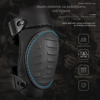 Taktički set zaštita koljena i lakta za vanjske sportove – zaštita za planinarenje, vožnju bicikla i borilačke sportove