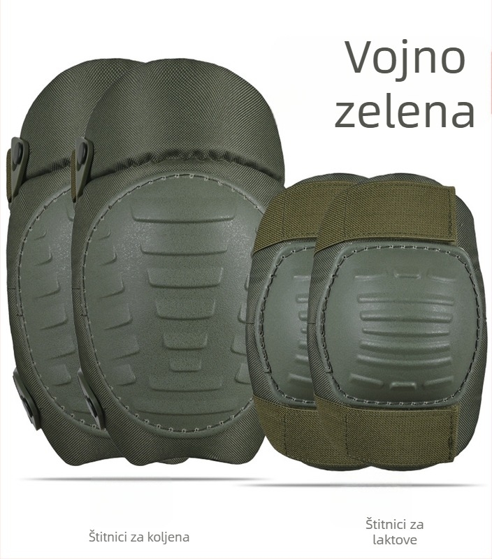 Taktički set zaštita koljena i lakta za vanjske sportove – zaštita za planinarenje, vožnju bicikla i borilačke sportove