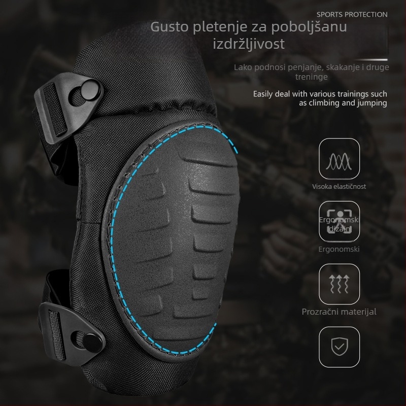 Taktički set zaštita koljena i lakta za vanjske sportove – zaštita za planinarenje, vožnju bicikla i borilačke sportove