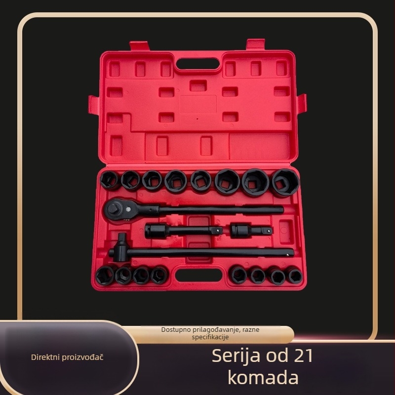 21-dijelni set teških pneumatskih utičnica 3/4 inča za popravak automobila s hex utičnicama