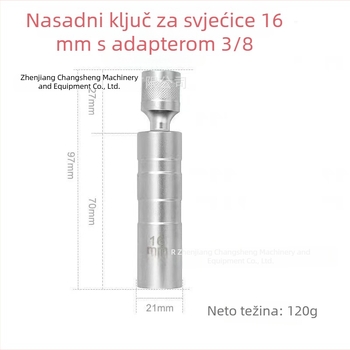 Univerzalni magnetski nastavak za svjećice, tan zid, 14/16 mm, alat za demontažu automobila