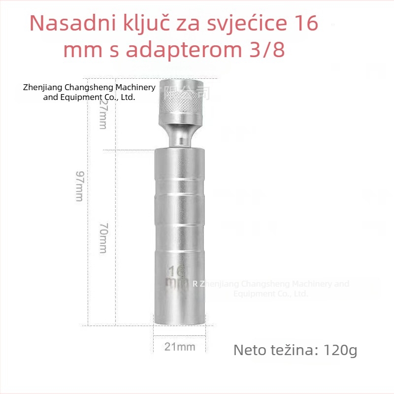 Univerzalni magnetski nastavak za svjećice, tan zid, 14/16 mm, alat za demontažu automobila