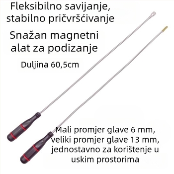 Snažan magnetski štap za auto popravke – alat za podizanje vijaka i magnetsko sakupljanje